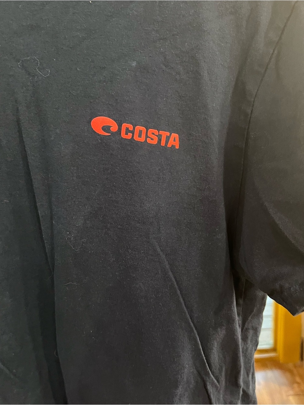 Costa Black T-Shirt with Red Crab Logo - Picture 3 of 5